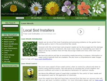 Tablet Screenshot of lawnweeds.co.uk